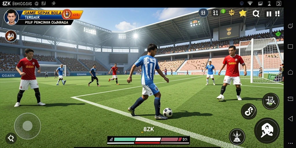 Tampilan gameplay 8ZK yang menarik dan mendebarkan.