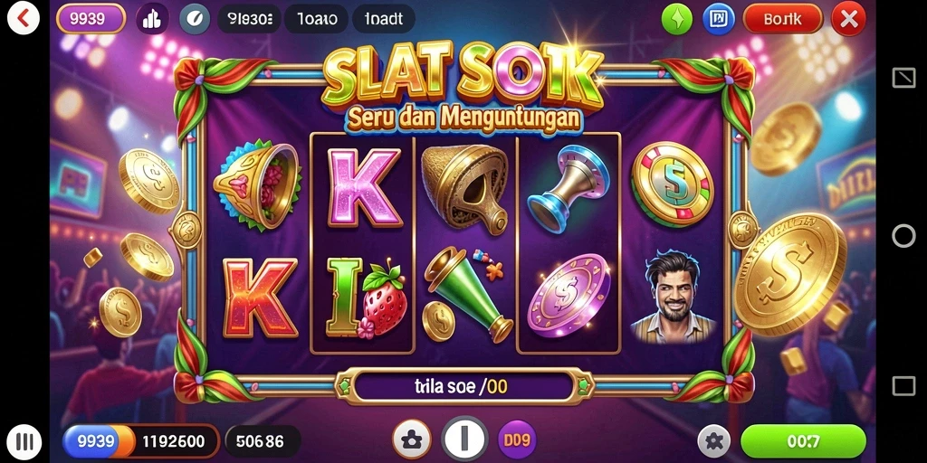 Screenshot menunjukkan gameplay seru dalam permainan Slot 9939.
