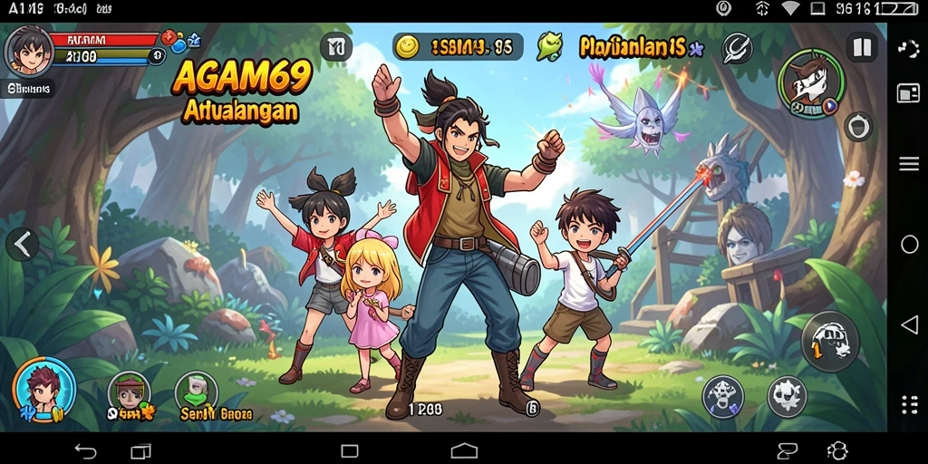 Screenshot AGAM69 menampilkan aksi seru dalam dunia anime yang dinamis.