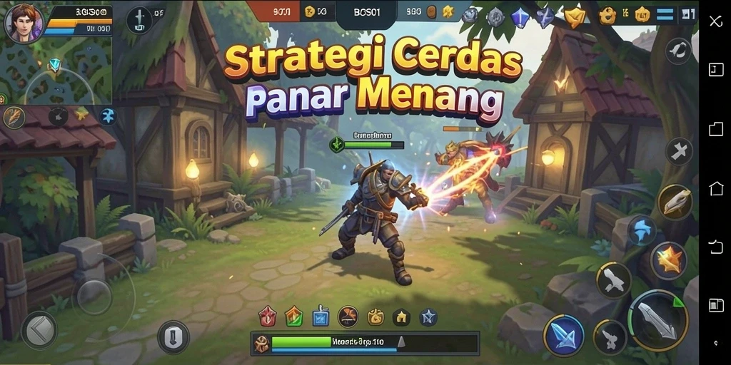 Tampilan gameplay BOS01 yang menegangkan dan penuh strategi.