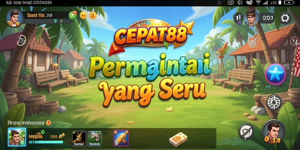 Screenshot gameplay <strong>CEPAT88</strong> menampilkan momen seru permainan santai.