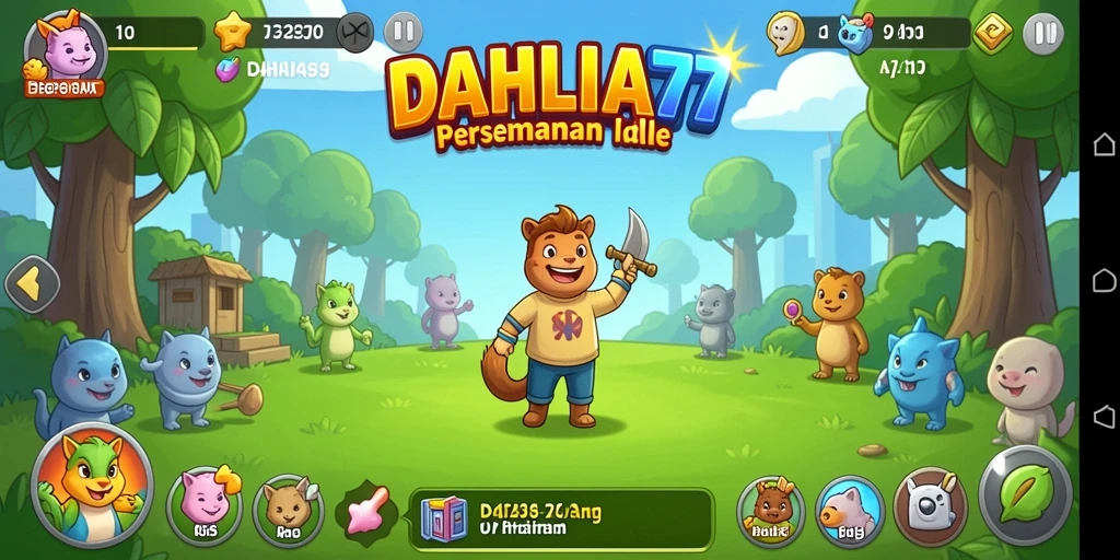 Tampilan gameplay menarik dari DAHLIA77 yang penuh dengan tantangan Idle.
