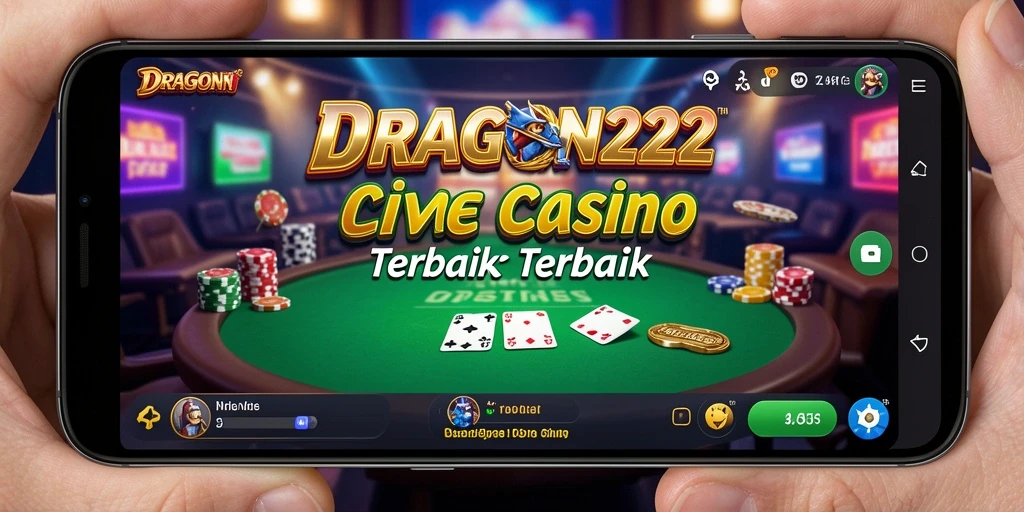 Tampilan utama gameplay Live Casino di DRAGON222 yang mendebarkan.