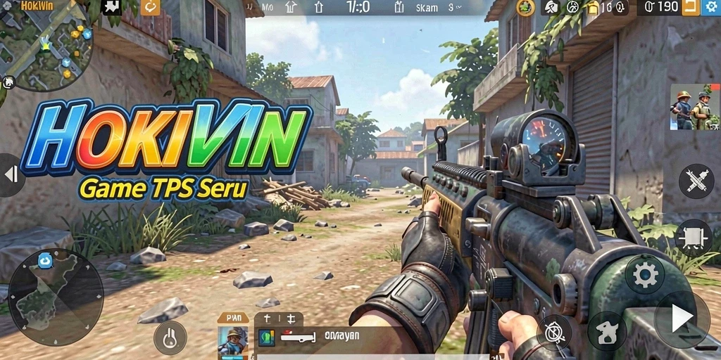 Tampilan aksi epik dari gameplay HOKIWIN yang mendebarkan.
