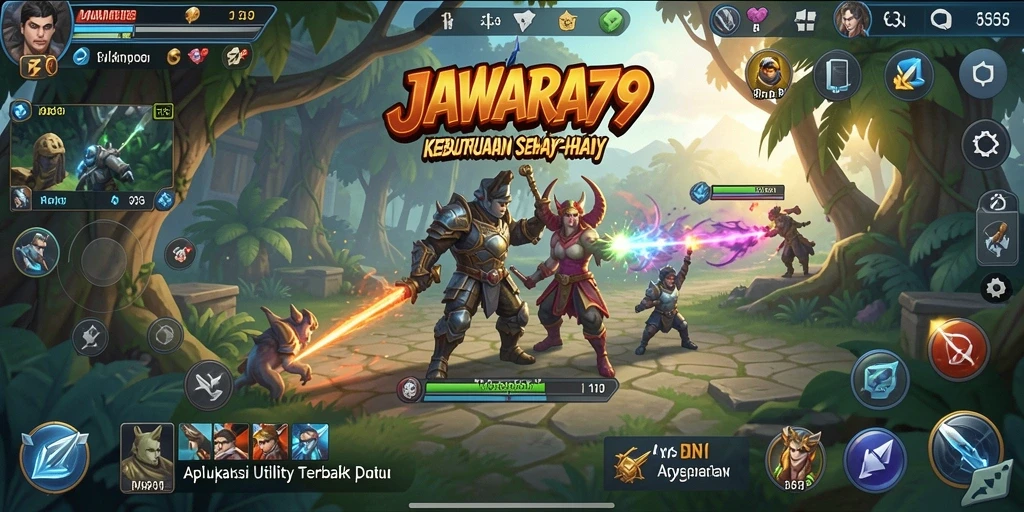 Tampilan aplikasi JAWARA79 yang bersih dan mudah dinavigasi.
