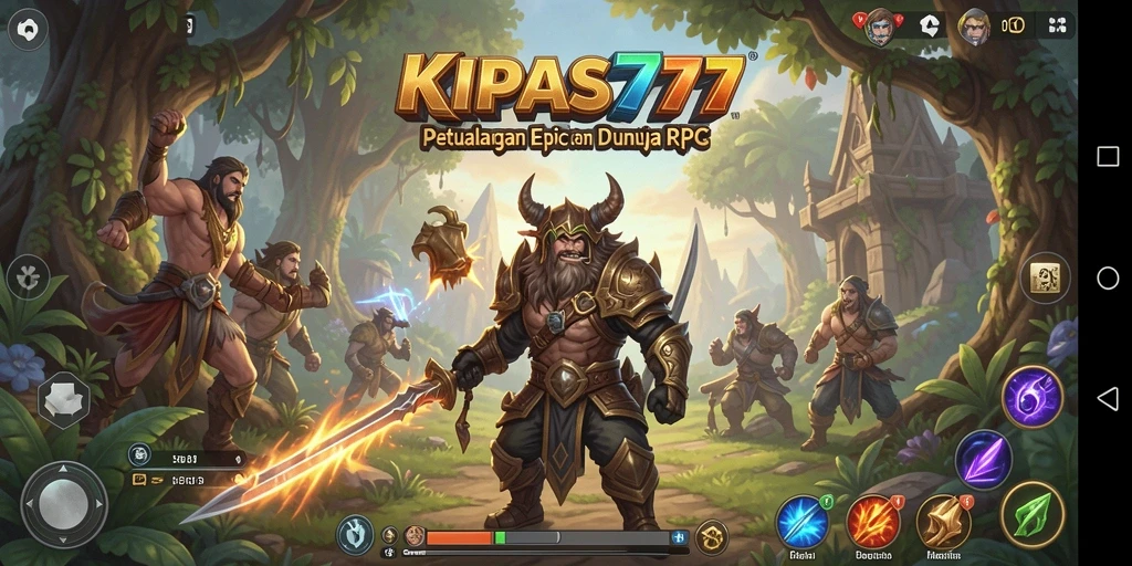 Tampilan permainan RPG KIPAS777 yang menakjubkan dan penuh aksi.