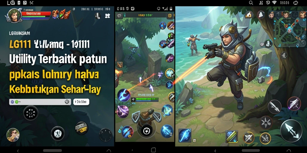 Tampilan antarmuka LG111 yang sederhana dan fungsional.