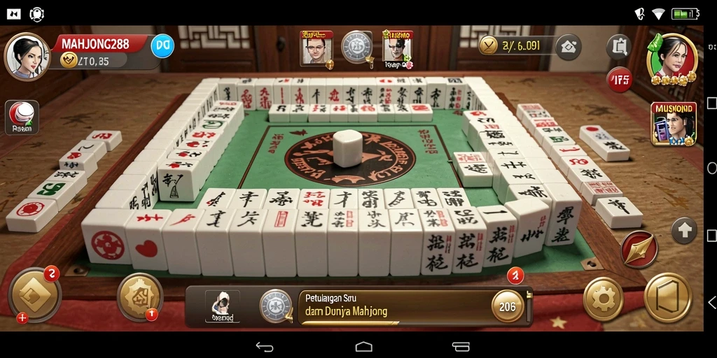 Gameplay seru MAHJONG288 yang menantang dan penuh petualangan.
