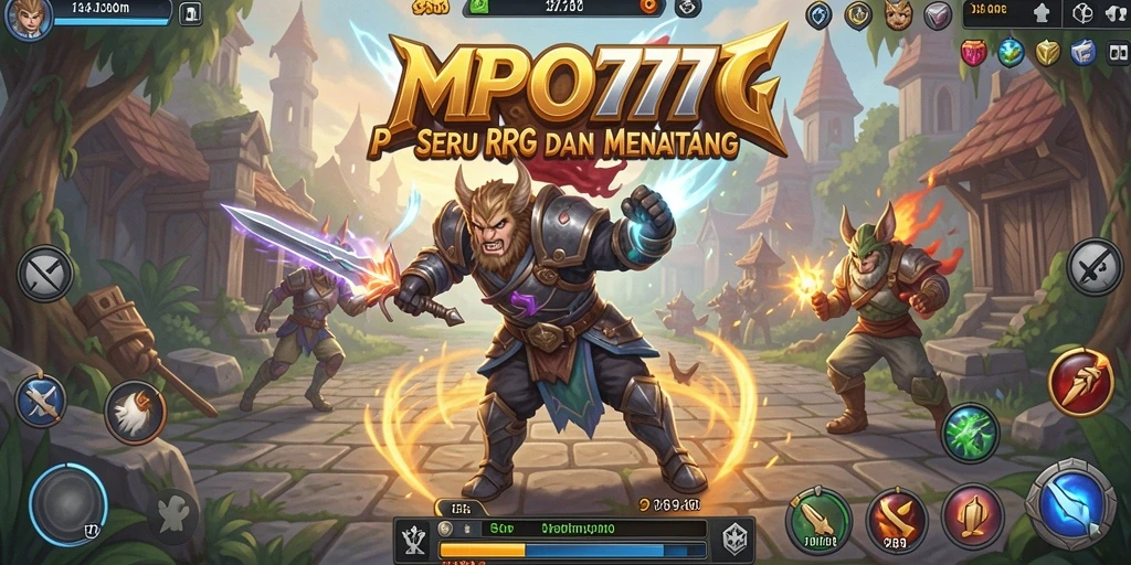 Tampilan gameplay RPG MPO777 yang mendebarkan dan imersif.