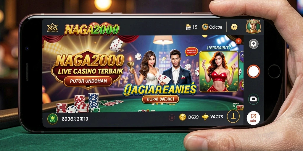 Tampilan gameplay NAGA2000 yang menarik dan interaktif.
