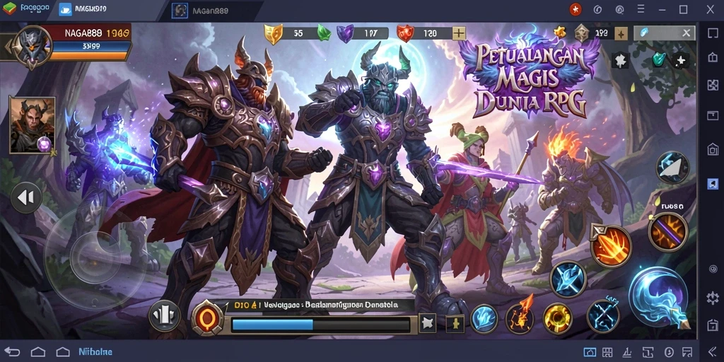 Tampilan gameplay RPG dari NAGA889 yang menarik dan penuh aksi.