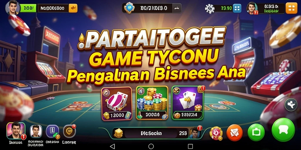 Tampilan menarik dari gameplay PARTAITOGEL yang menggambarkan dunia Tycoon.