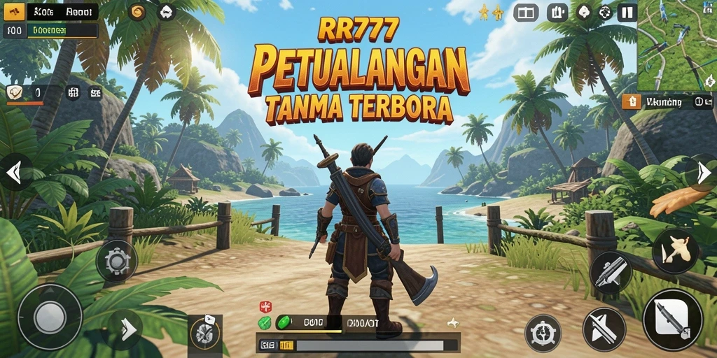 Tangkapan layar gameplay <strong>RR777</strong> menampilkan eksplorasi dunia terbuka yang menakjubkan.