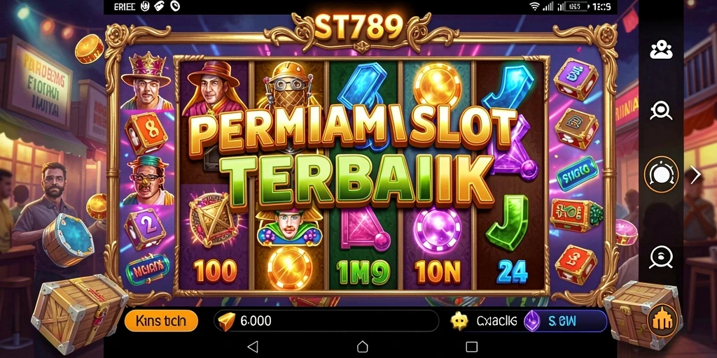 Tampilan gameplay ST789 dengan fitur slot yang menarik.