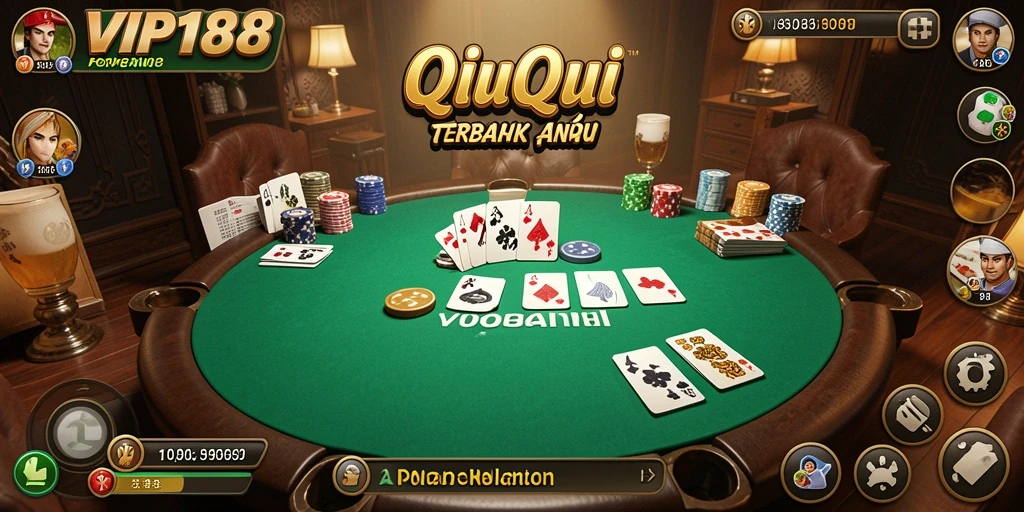 Gameplay seru QiuQiu di VIP188 dengan interaksi pemain.
